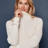 The Luxe Cashmere Blend Funnel Neck Sweater - White Sand 1 The Luxe Cashmere Blend Funnel Neck Sweater - White Sand -Summersalt Shop 1 ModelFront 4308f786 1887 4589 8885 93d8baa19cdd