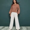The Perfect Wide Leg Pant - White Sand -Summersalt Shop 1 ModelFront 5e5f8f07 484a 41ee b56c 3629b00e89f1