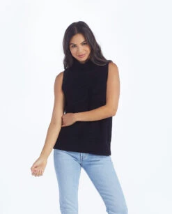 The High Neck Sweater Vest - Sea Urchin -Summersalt Shop 1 ModelFront b96b3b5c 95cd 4997 86c6 3df9ad2d632e