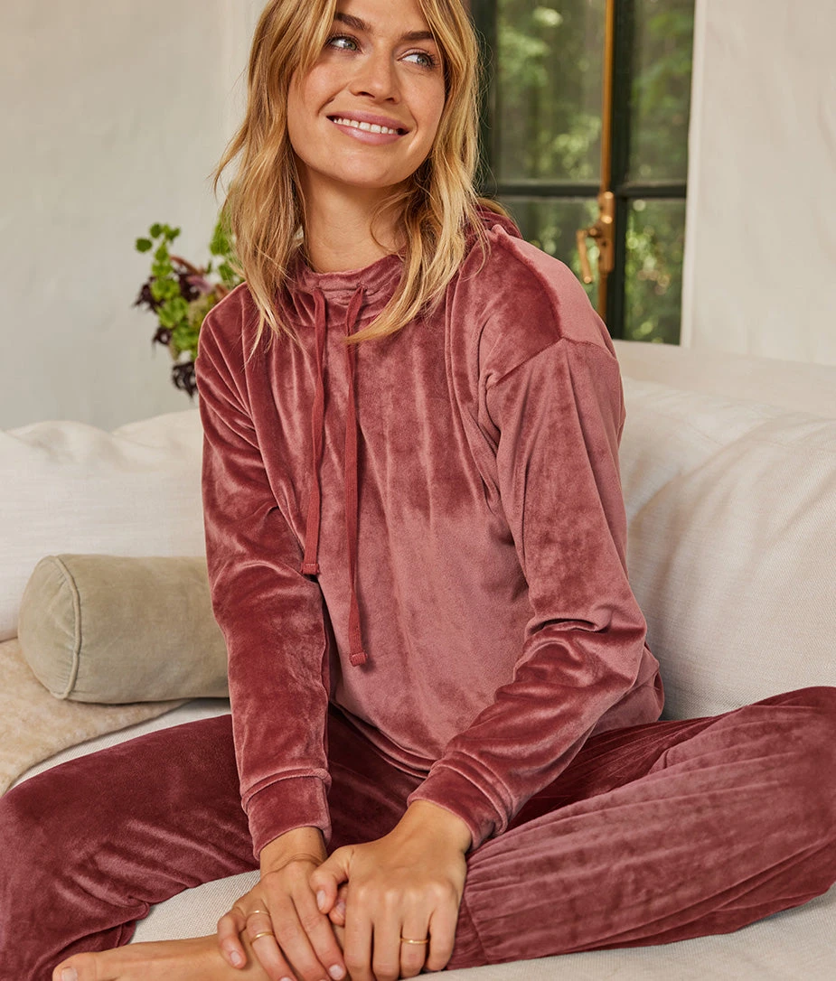 The Plush Velour Hoodie - Rosewood The Plush Velour Hoodie - Rosewood -Summersalt Shop 1 ProductImage 233f72f1 9585 4d9f 9401 f3bd39800c15