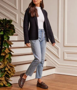 The Ribbed Sweater Blazer - Sea Urchin 6 The Ribbed Sweater Blazer - Sea Urchin -Summersalt Shop 2 ModelBack 7d5ab6a6 3820 414c a5ca 1eef9b52b2e0