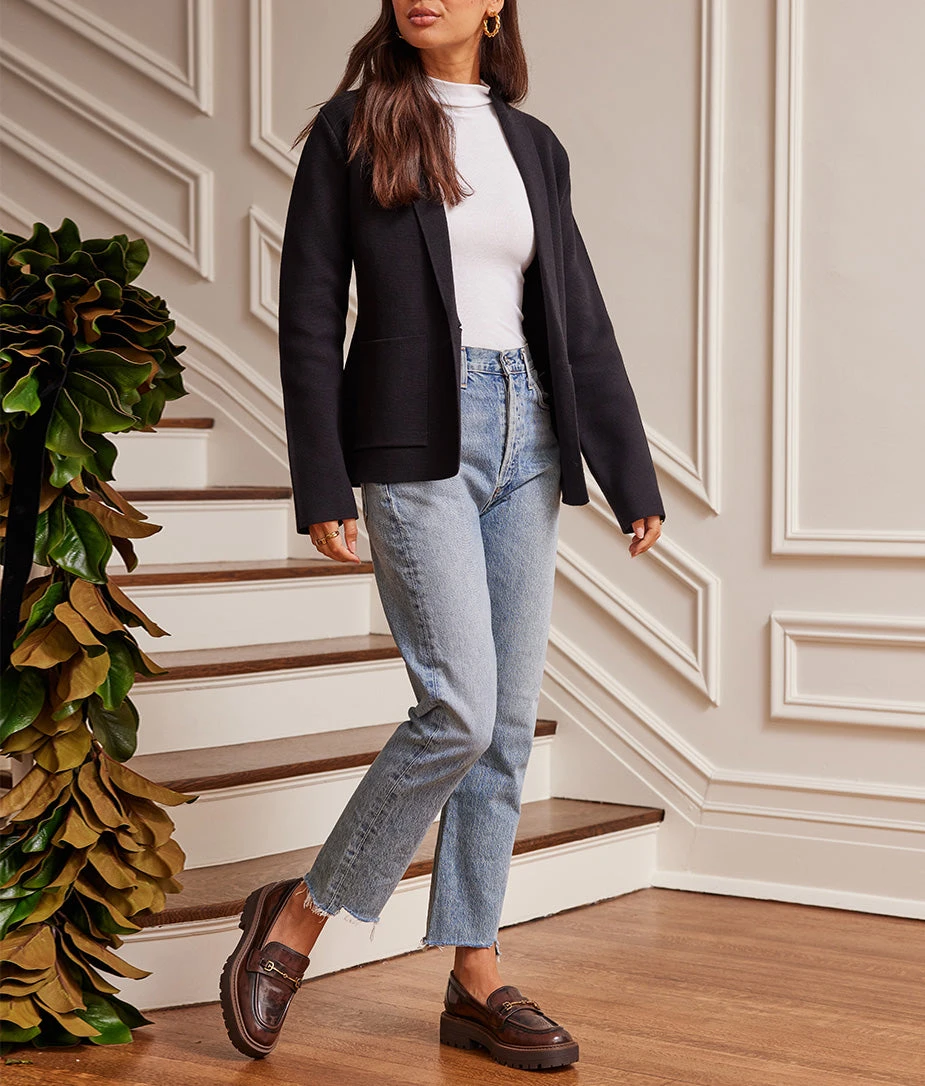 The Ribbed Sweater Blazer - Sea Urchin The Ribbed Sweater Blazer - Sea Urchin -Summersalt Shop 2 ModelBack 7d5ab6a6 3820 414c a5ca 1eef9b52b2e0