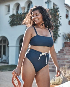 The Lace-Up High Leg High Rise Bikini Bottom - Deep Sea -Summersalt Shop 6 extraproductshot2 dcaa22f3 7297 42e7 a2d8 7e5bea107f31