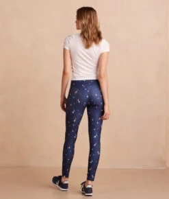 The Do-It-All High Rise 7/8 Leggings - Small Scatter Stars In Deep Sea -Summersalt Shop Back Full TheDo It AllHighRise78Leggings SmallScatterStarsinDeepSea