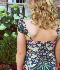 The Girls' Ruffle One Piece - Hyacinth In Sunburst & Teal -Summersalt Shop Big girls Hyacinth in Sunburst Teal 2