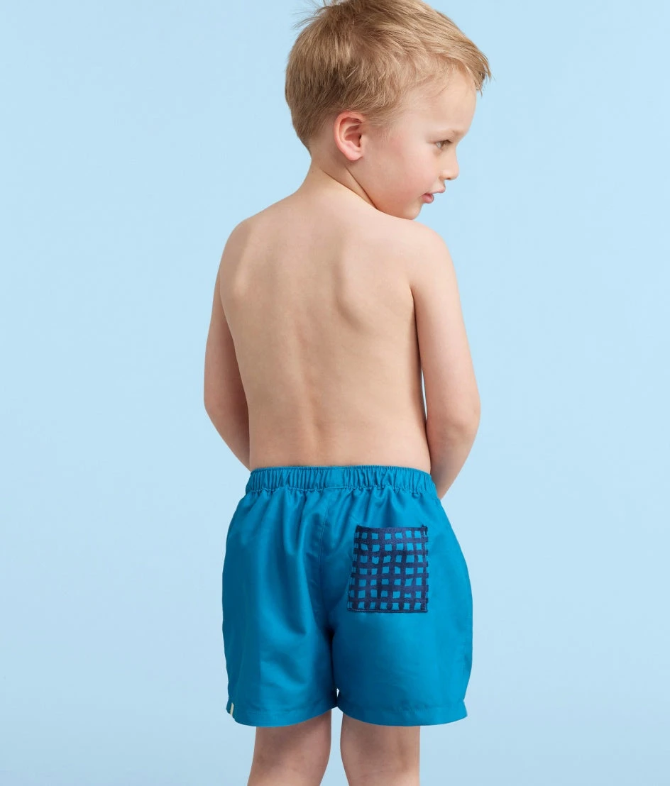 The Boys' Swim Short - Calypso The Boys' Swim Short - Calypso -Summersalt Shop Boys SwimShortCalypsoBack1