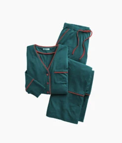 The Cloud 9 Pajama Set - Eden & Rosewood -Summersalt Shop Cloud9 Eden Rosewood Flat