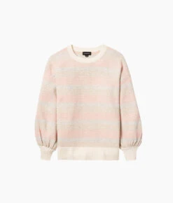 The Coziest Cashmere Blend Soft Stripe Sweater - Pastel Soft Stripe 5 The Coziest Cashmere Blend Soft Stripe Sweater - Pastel Soft Stripe -Summersalt Shop Coziest Cashmere Blend Soft Stripe Sweater Pastel Soft Stripe 4