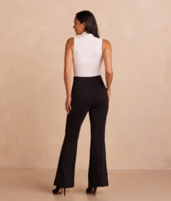 The Everyday High-Waist Flare Pant - Sea Urchin -Summersalt Shop EverydayHigh WaistFlarePant SeaUrchin Back Full