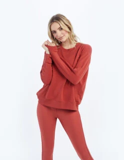 The Do-It-All High Rise Full Length Leggings - Terracotta 4 The Do-It-All High Rise Full Length Leggings - Terracotta -Summersalt Shop ExtraProductShot 36