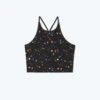 The High Neck Midi Sports Bra Tank - Paint Splatter In Sea Urchin -Summersalt Shop FlatLay 2 343fe6cc b84e 41e5 bab3 e0d886c2553a
