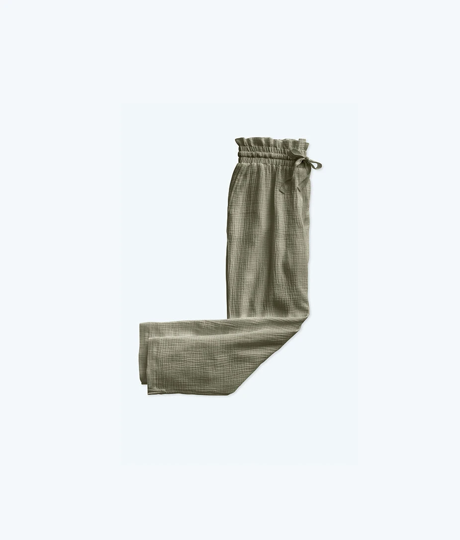 The Going Places Gauze Drawstring Pant - Agave The Going Places Gauze Drawstring Pant - Agave -Summersalt Shop FlatLay 497d44e2 51c5 4f1d 9143 2c7e187d7e48