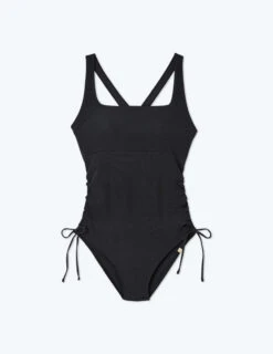 The Maternity Ribbed Cinched Current - Sea Urchin