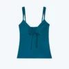 The Cinched Tankini Top - Seaweed -Summersalt Shop FlatLay dcf8633b 196e 4f55 81fa ec0e20119f26