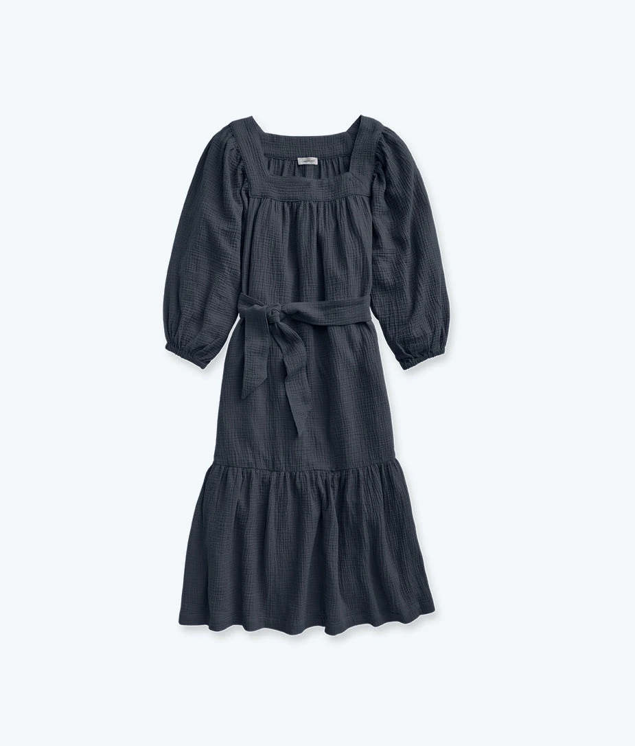 The Going Places Gauze Midi Dress - Midnight The Going Places Gauze Midi Dress - Midnight -Summersalt Shop FlatLaycopy 9d451f06 3d81 4305 9ece cc2442746faa