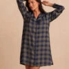 The Cloud 9 Boyfriend Sleep Shirt - Buffalo Check In Deep Sea & Gold 1 The Cloud 9 Boyfriend Sleep Shirt - Buffalo Check In Deep Sea & Gold -Summersalt Shop Front Crop2 TheCloud9BoyfriendSleepShirt BuffaloCheckinDeepSea Gold 8594cc4d eb75 4c25 8468 79de82e3e25f