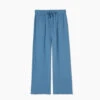 The Going Places Gauze Frayed Hem Pant - Cyprus Blue -Summersalt Shop GoingPlacesGauzeDrawstringPantCyprusBlueFlat 9682106e 0ebc 4b3c a330 3bcdf8c19e69