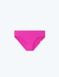 The High Leg Mid Rise Bikini Bottom - Hibiscus 7 The High Leg Mid Rise Bikini Bottom - Hibiscus -Summersalt Shop HLMR Hibiscus