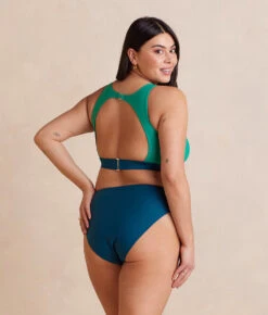 Summersalt Shop -Summersalt Shop HighLegMidRiseBikiniBottom Seaweed Back
