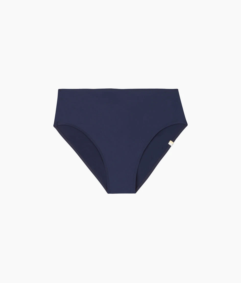 The High Leg High Rise Bottom - Deep Sea The High Leg High Rise Bottom - Deep Sea -Summersalt Shop High leg High Rise Bottom Deep Sea FLAT 1