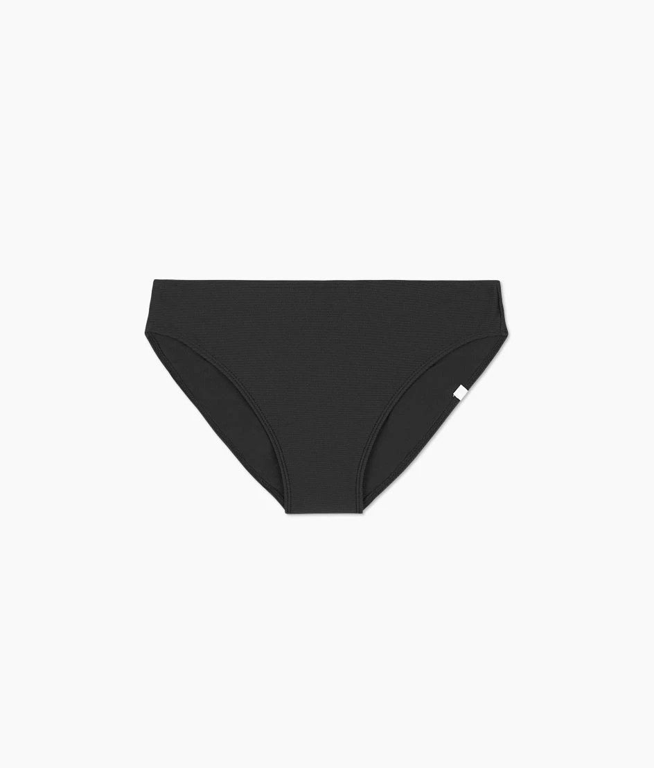The RippleRib Mid Rise Bikini Bottom - Sea Urchin The RippleRib Mid Rise Bikini Bottom - Sea Urchin -Summersalt Shop High leg High Rise Bottom Sea Urchin FLAT