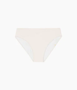The Classic Mid-Rise Bikini Bottom - White Sand 5 The Classic Mid-Rise Bikini Bottom - White Sand -Summersalt Shop High leg High Rise Bottom White Sand FLAT