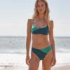 The Marina Bikini Top - Seaglass & Seaweed -Summersalt Shop Marina Bikini Top Seaglass Seaweed 1