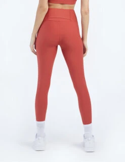 The Do-It-All High Rise Full Length Leggings - Terracotta 6 The Do-It-All High Rise Full Length Leggings - Terracotta -Summersalt Shop ModelDetailBack 42
