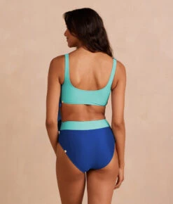 The Wrap High Leg High Rise Bikini Bottom - Aqua & Lapis 4 The Wrap High Leg High Rise Bikini Bottom - Aqua & Lapis -Summersalt Shop PWBikiniTop Studio 1 b771d041 99e1 4d60 9eff cd313f5e6804