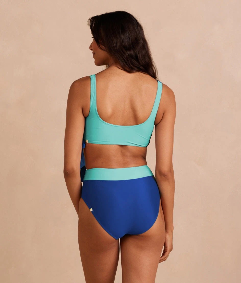 The Wrap High Leg High Rise Bikini Bottom - Aqua & Lapis The Wrap High Leg High Rise Bikini Bottom - Aqua & Lapis -Summersalt Shop PWBikiniTop Studio 1 b771d041 99e1 4d60 9eff cd313f5e6804