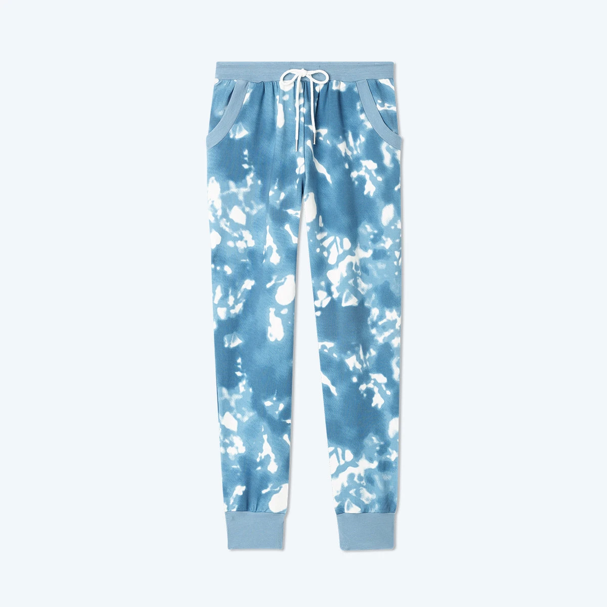 The Softest French Terry Jogger - Blue Horizon Tie Dye The Softest French Terry Jogger - Blue Horizon Tie Dye -Summersalt Shop PerfectJogger BlueHorizonTieDye