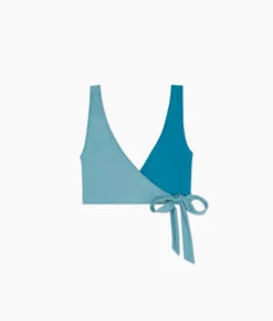 The Perfect Wrap Bikini Top - Bluestone & Mist 4 The Perfect Wrap Bikini Top - Bluestone & Mist -Summersalt Shop Perfect Wrap Bikini Top Stone Blue Oceanside FLAT 61c48ce8 1311 41de 8e9e 6cb447d16bc8