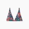 The Plunge Bikini Top - Super Bloom 1 The Plunge Bikini Top - Super Bloom -Summersalt Shop Plunge Bikini Top Super Bloom in Deep Sea 1