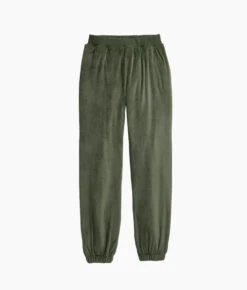 The Plush Velour Jogger - Olive -Summersalt Shop Plush Velour Jogger Olive 5