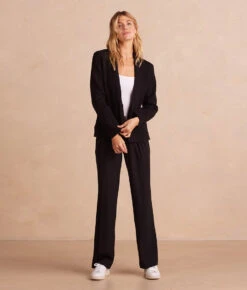 The Ribbed Sweater Blazer - Sea Urchin 4 The Ribbed Sweater Blazer - Sea Urchin -Summersalt Shop RibbedBlazer SeaUrchin Front Full2