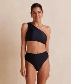 The Ruched High Leg High Rise Bottom - Sea Urchin 5 The Ruched High Leg High Rise Bottom - Sea Urchin -Summersalt Shop RuchedHighLegHighRiseBottom SeaUrchin Front