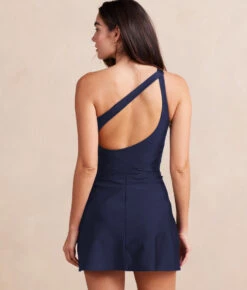 The Ruched Swim Skirt - Deep Sea -Summersalt Shop RuchedSwimSkirt DeepSeaBack