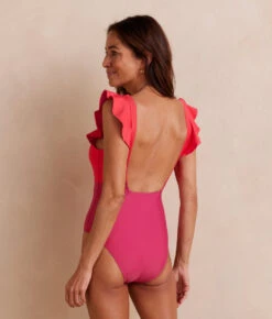 The Ruffle Backflip - Summer Berry & Spritz 5 The Ruffle Backflip - Summer Berry & Spritz -Summersalt Shop RuffleBackflip SummerBerry Spritz Studio 4