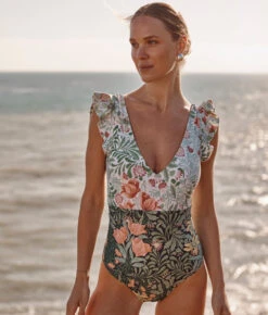 The Long Torso Ruffle Backflip - Bower In Seaglass & Watermelon -Summersalt Shop Ruffle Backflip Bower in Seaglass Watermelon 2 dae02c3a 02ee 4706 b59d 421a0f0ed156