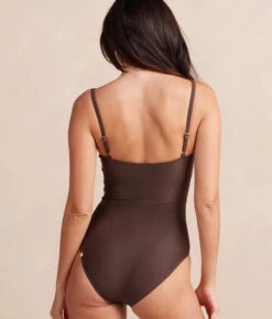 The Seascape Sweetheart One Piece - Mocha 5 The Seascape Sweetheart One Piece - Mocha -Summersalt Shop SeascapeSweetheartOPBack