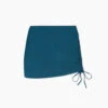 The Cinched Swim Skirt - Seaweed