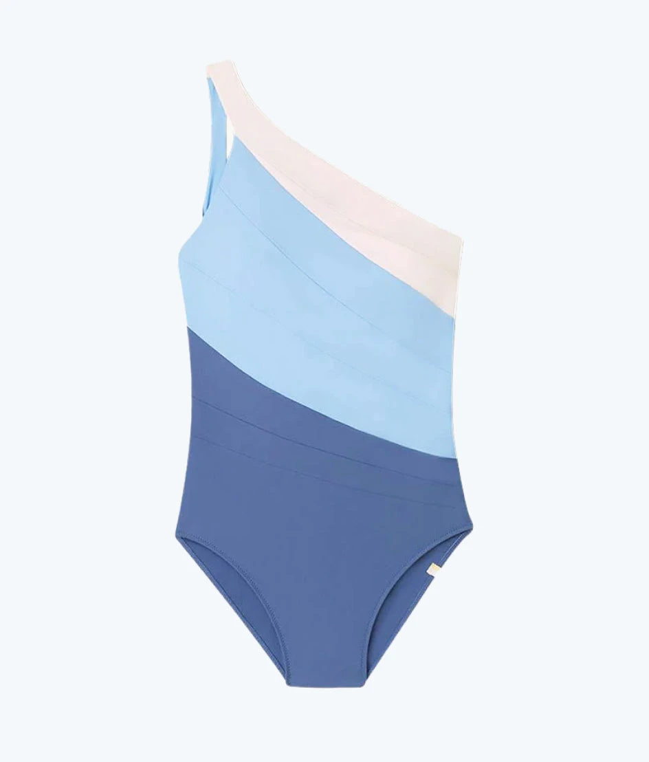 The Sidestroke - Sky & Blue Mountain & White Sand The Sidestroke - Sky & Blue Mountain & White Sand -Summersalt Shop SidestrokeSkyBlueMountainWhiteSand Flat