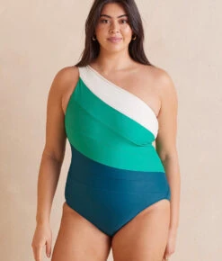 The Long Torso Sidestroke - Seaweed & Seaglass & White Sand -Summersalt Shop Sidestroke Seaweed Seaglass WhiteSandFront Crop 1