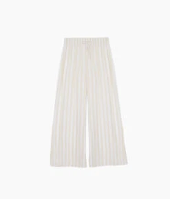 The Silky Luxe Palazzo Pants With Ties - Beach Stripe In Sandshell 5 The Silky Luxe Palazzo Pants With Ties - Beach Stripe In Sandshell -Summersalt Shop Silky Luxe Palazzo Pants with Ties Stripe FLAT ebec9c53 5c4d 4447 9302 1b9a386bc2b7