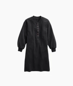 The Softest French Terry Henley Dress - Sea Urchin -Summersalt Shop Softest French Terry Henley Dress Sea Urchin 3