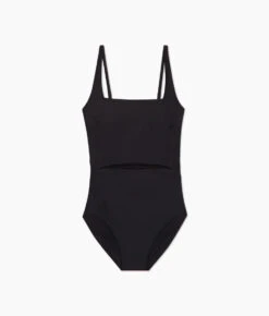 The Canal Cutout One-Piece - Sea Urchin -Summersalt Shop Square Neck One Piece Cut Out Sea Urchin Flat
