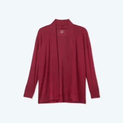 The Softest Ribbed Cardigan - Pinot