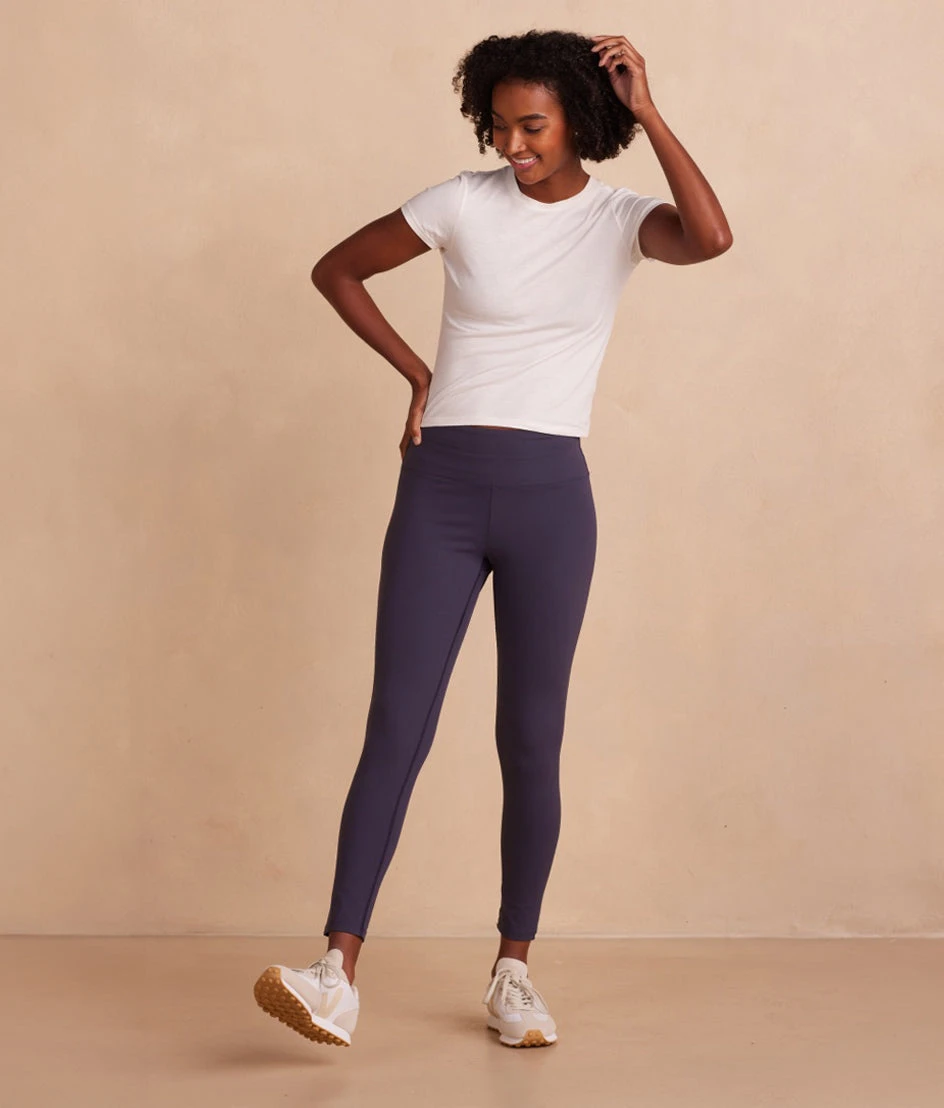 The Coziest High Rise Full Length Leggings - Midnight The Coziest High Rise Full Length Leggings - Midnight -Summersalt Shop The Brushed High Rise Full Length Leggings Midnight 3