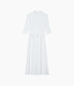 The Silky Luxe Long Effortless Shirtdress Cover-Up - Cloud White 5 The Silky Luxe Long Effortless Shirtdress Cover-Up - Cloud White -Summersalt Shop The Effortless Shirtdress Cover Up FLAT 2 8038d7f9 6671 4d51 b882 684770c8f246