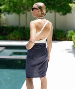 The Going Places Gauze Sarong - Midnight -Summersalt Shop The Going Places Gauze Sarong Midnight 2